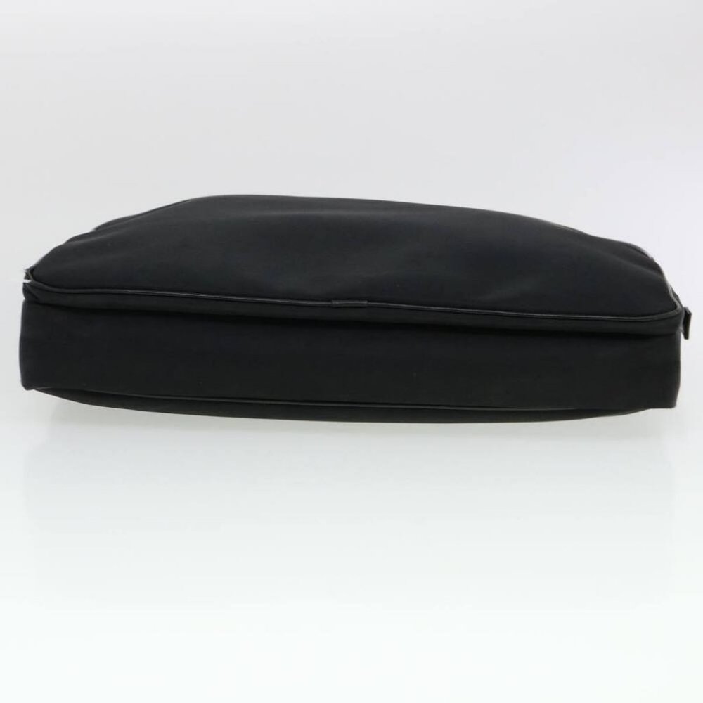 BURBERRY Nova Check Black label Business Bag Nylon Black Blue - Picture 4 of 11